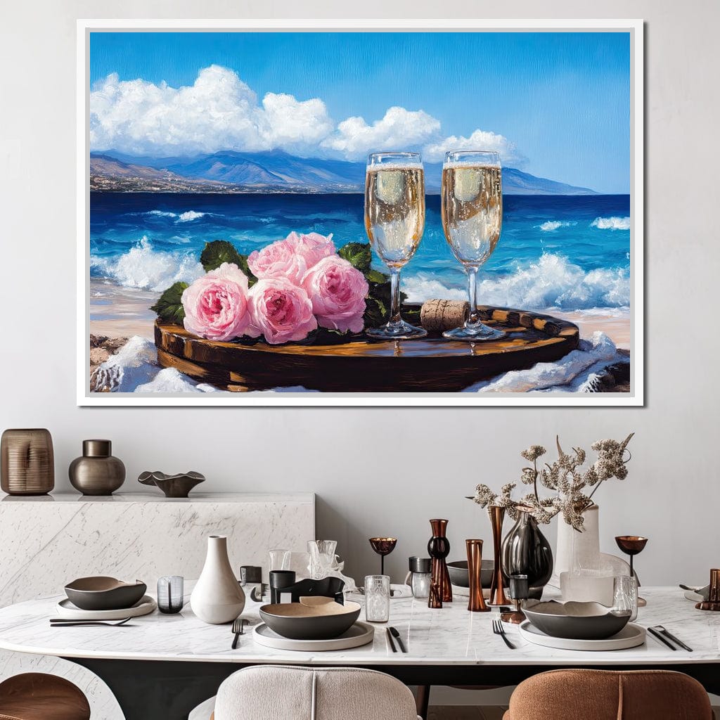 Oceanfront Celebration Bliss Canvas Wall Art