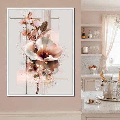 Delicate Petals Radiant Calm Canvas Wall Art