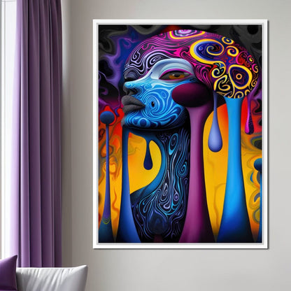 The Drippy Diva Canvas Wall Art