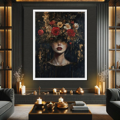 Bloom of the Nightfall Canvas Wall Art