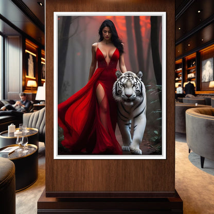 Female Portrait 198 Canvas Wall Art
