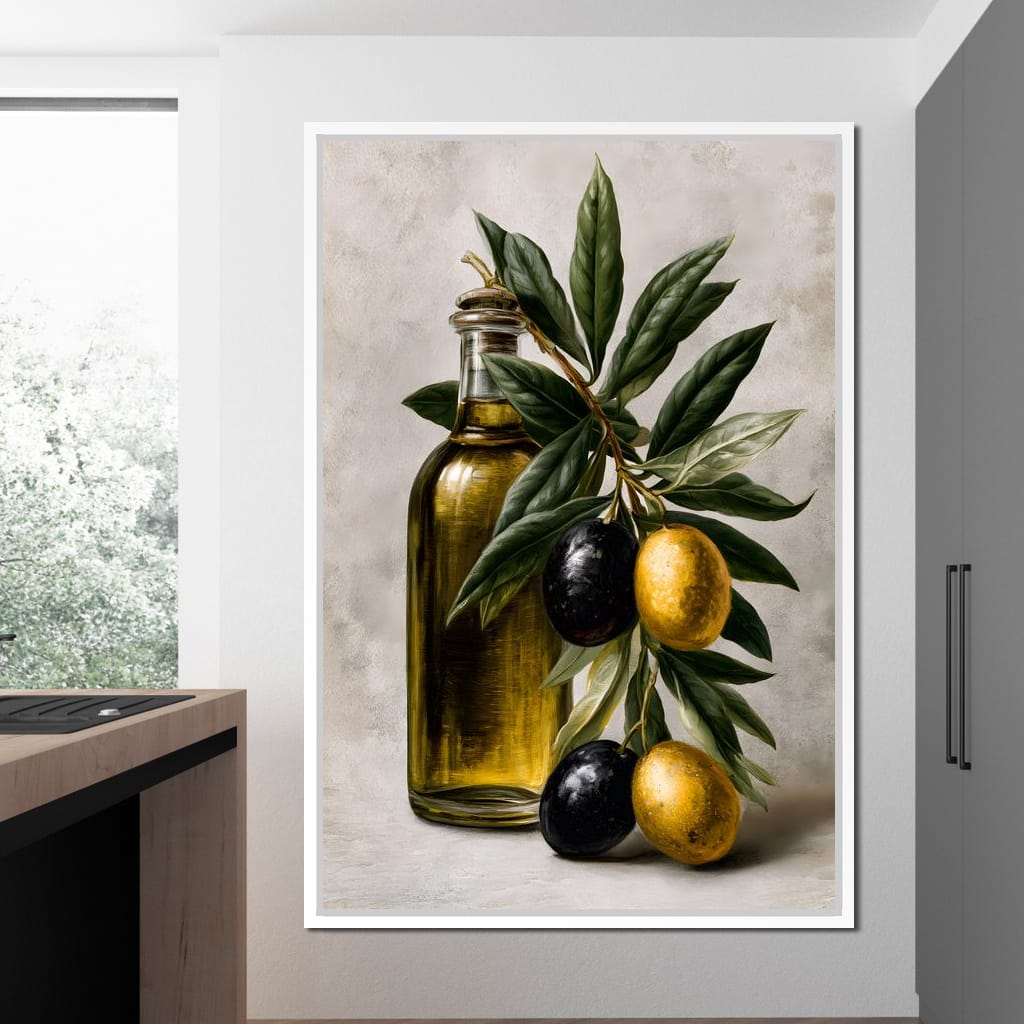 Harvest From The Mediterranean Grove Canvas Wall Art