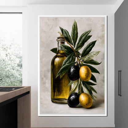 Harvest From The Mediterranean Grove Canvas Wall Art