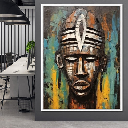 Tribal Mask 18 Canvas Wall Art