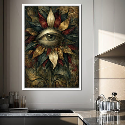Watchful Petals Of Eternity Canvas Wall Art