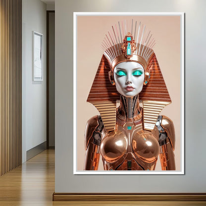 Cyber Cleopatra Canvas Wall Art