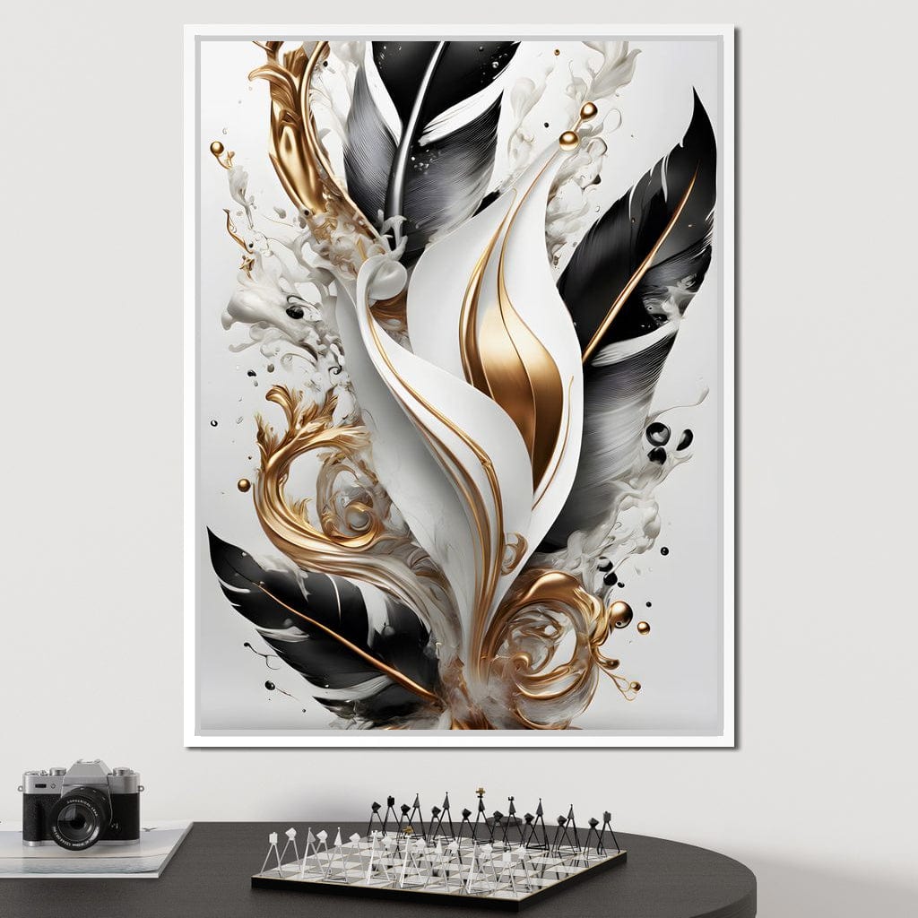 A feather's dream Canvas Wall Art
