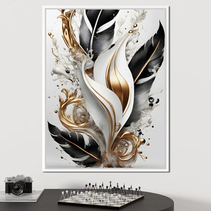 A feather's dream Canvas Wall Art