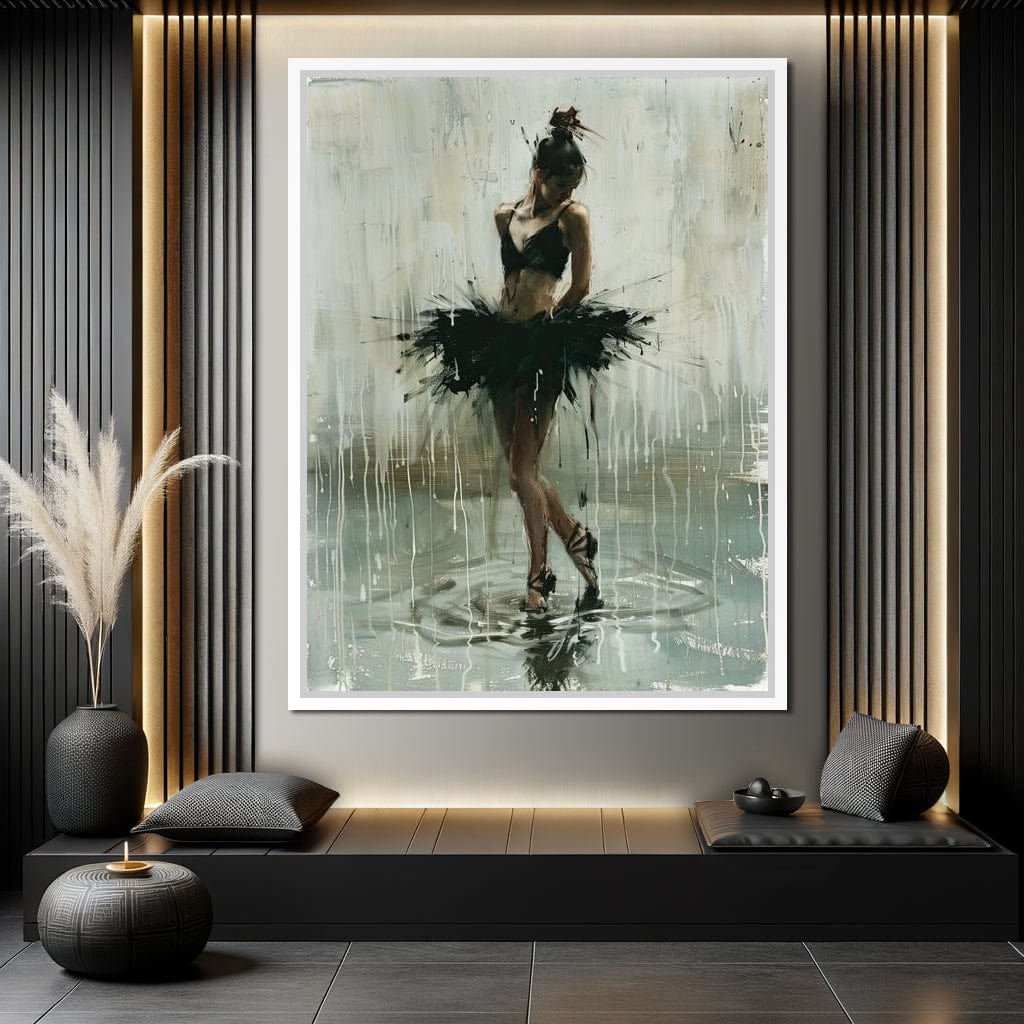 Ballet Dancer's Moment in Time Canvas Wall Art