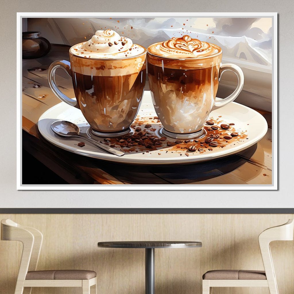Mocha Moments Canvas Wall Art