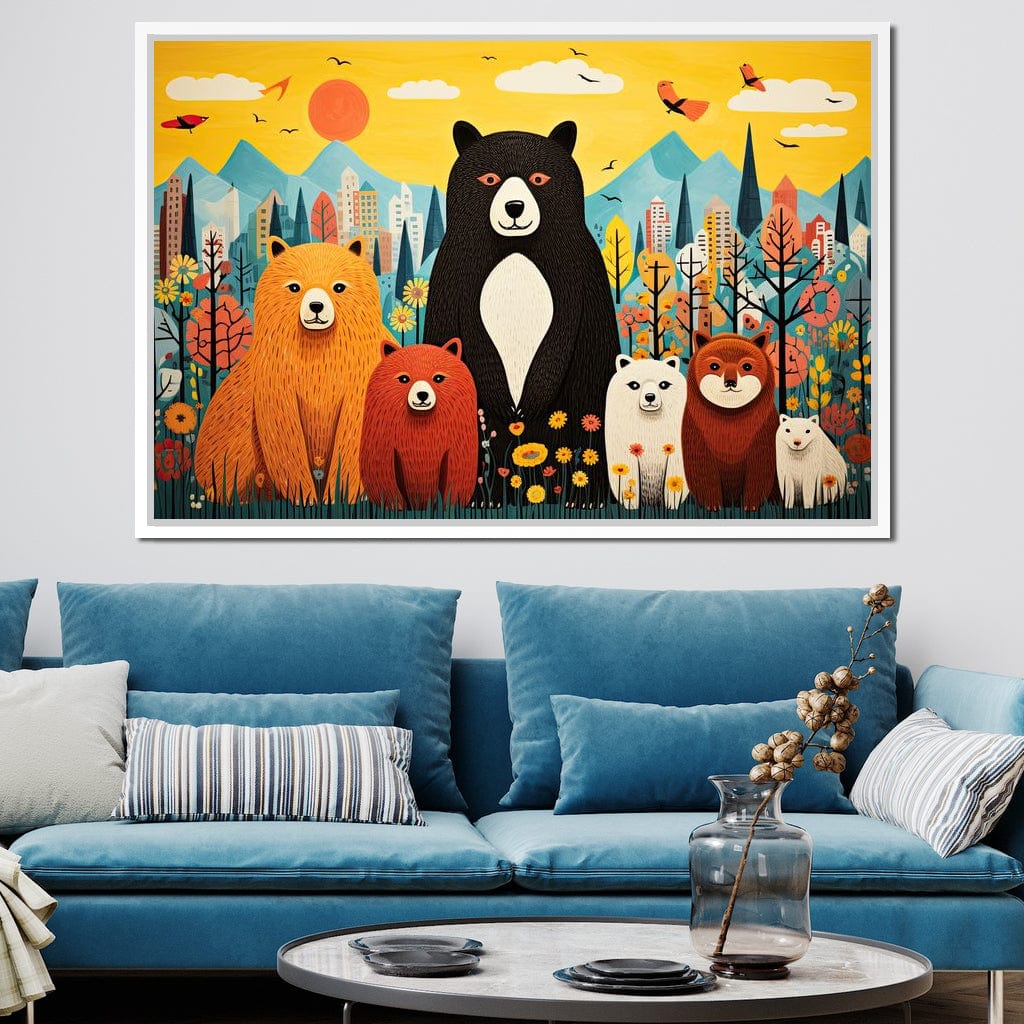 Sundown in the Wild Frontier Canvas Wall Art