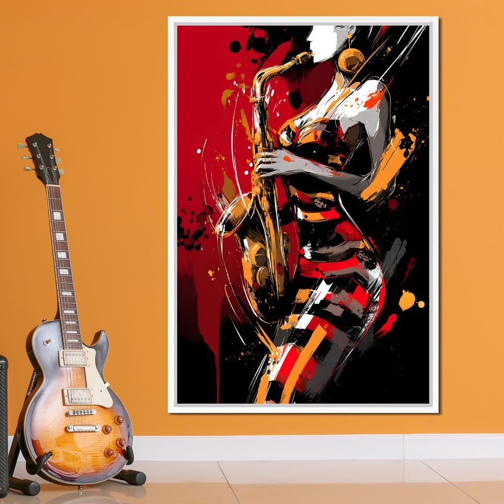 Rhythm Of The Midnight Note Canvas Wall Art