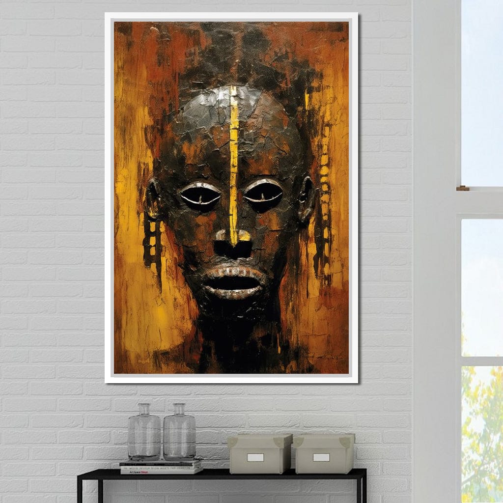 Tribal Mask 16 Canvas Wall Art