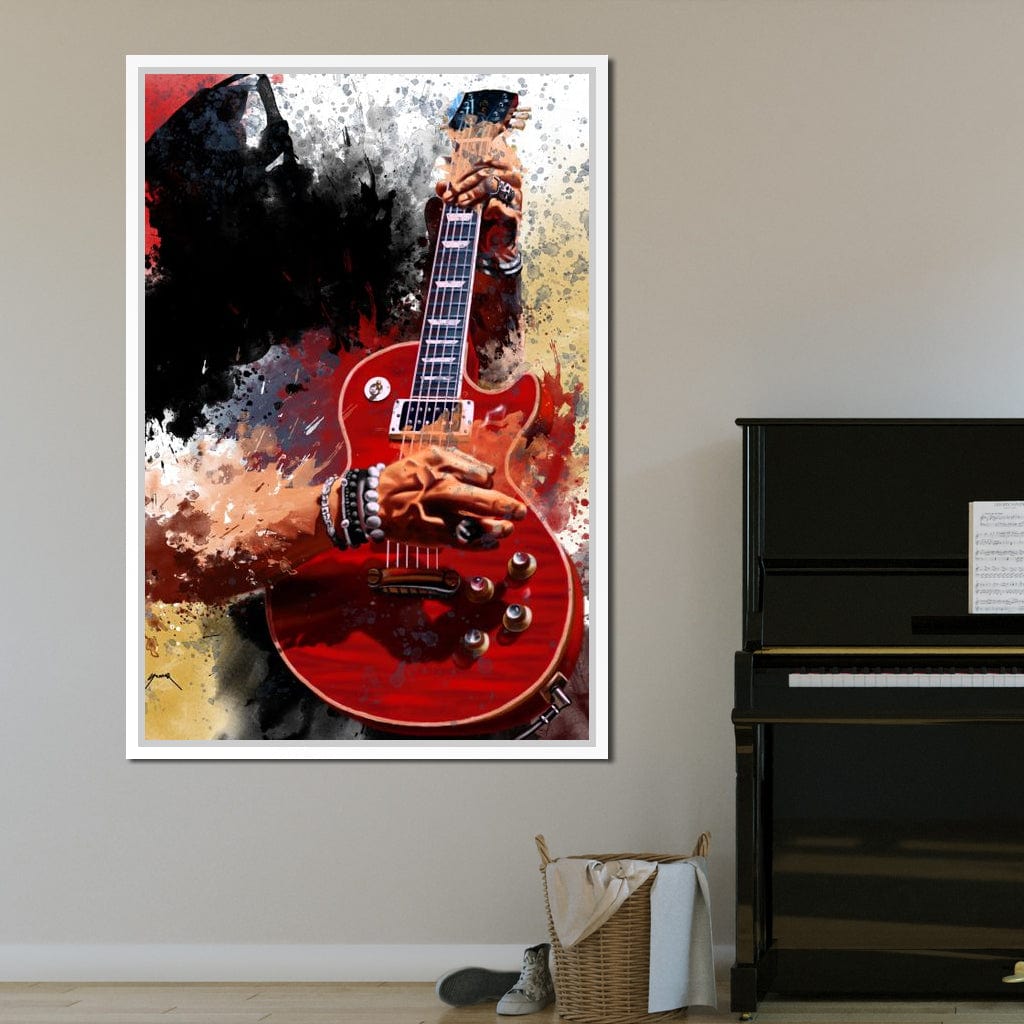 Slasher Electric Guitar Canvas Wall Art