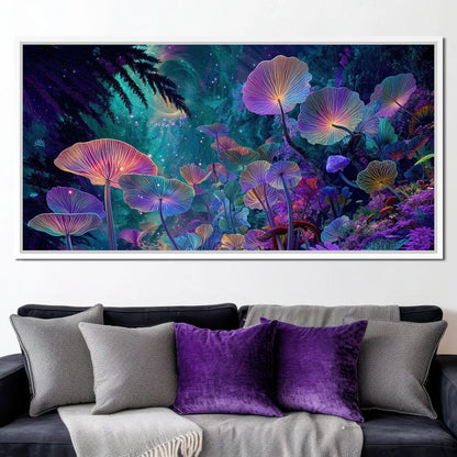Galactic Faerie Garden Canvas Wall Art