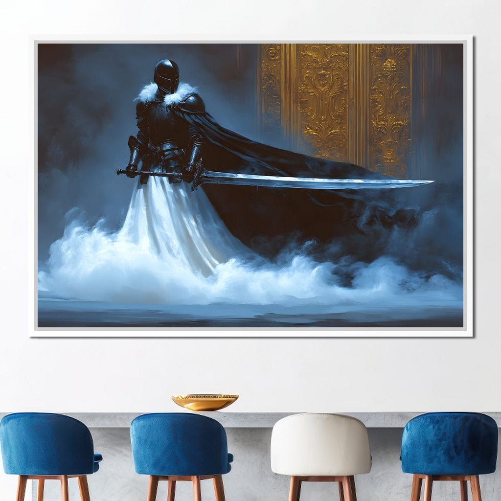 Majestic Shadowed Sentinel Canvas Wall Art