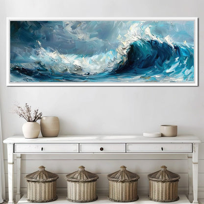 Oceanic Serenade Dance Canvas Wall Art