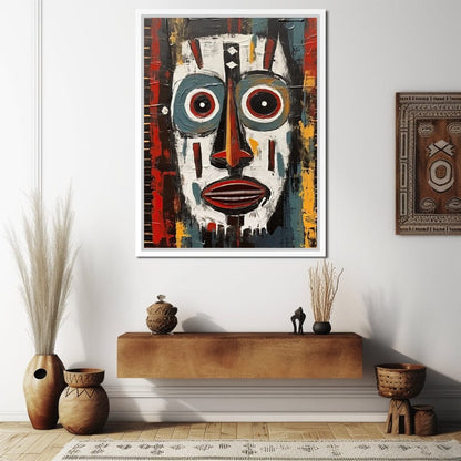 Tribal Mask 15 Canvas Wall Art