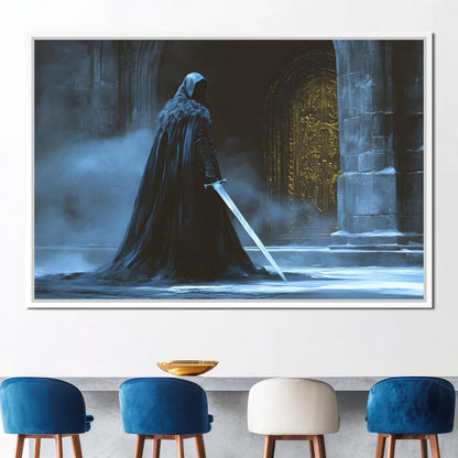 Guardian of the Gilded Realm Canvas Wall Art