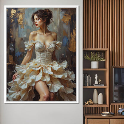 Female Portrait 334 Canvas Wall Art