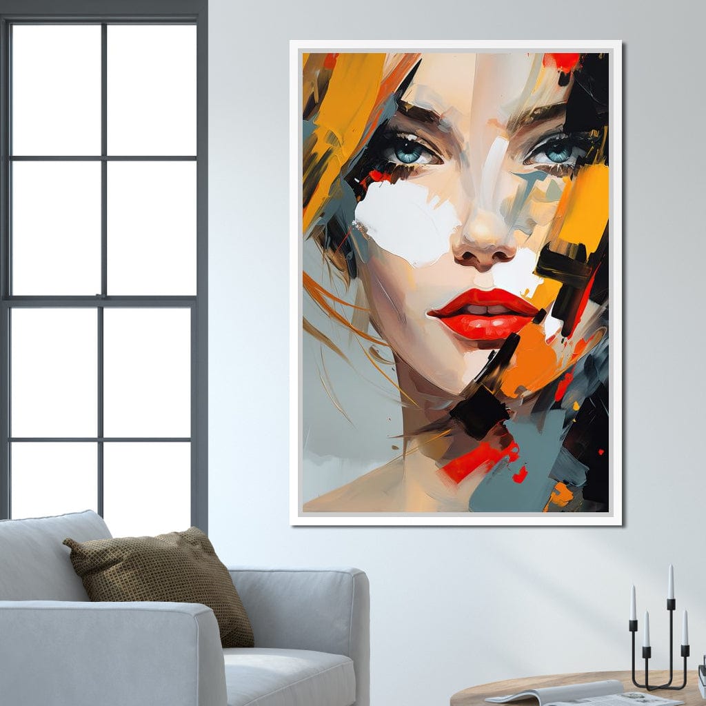 Expressive Contemplation Vivid Notions Canvas Wall Art
