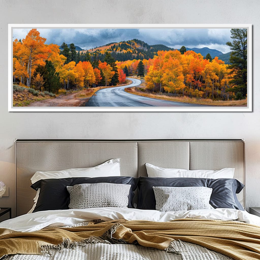 Autumn Serenade Journey Canvas Wall Art