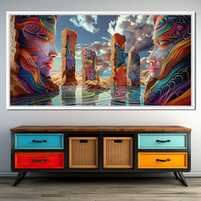 The Guardians of Psychedelia Canvas Wall Art