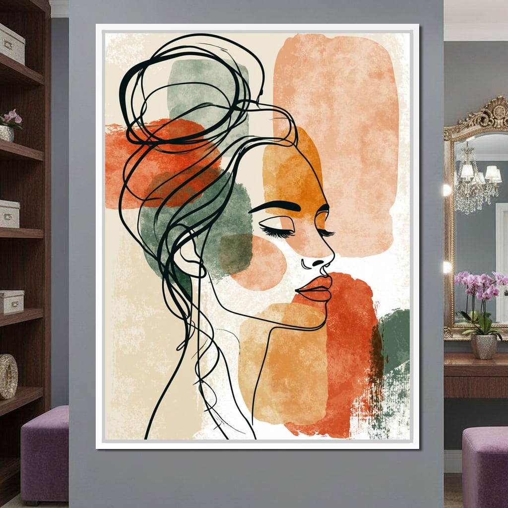 Contours of a Quiet Afternoon Canvas Wall Art
