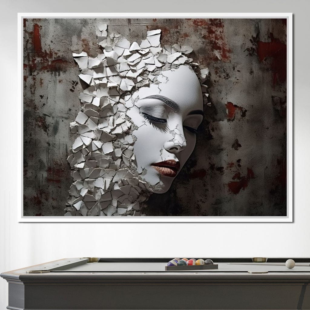 Shattered Mirage Canvas Wall Art