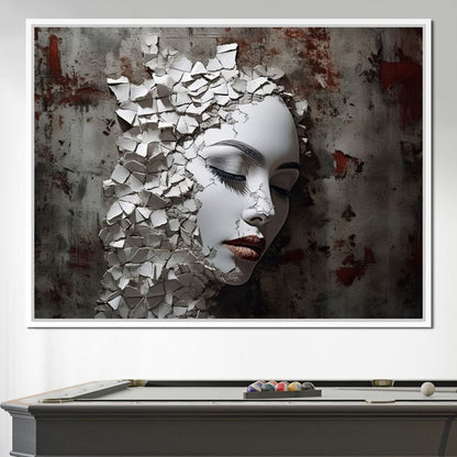 Shattered Mirage Canvas Wall Art