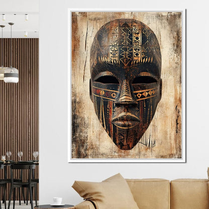Tribal Echoes of Ancestry Canvas Wall Art