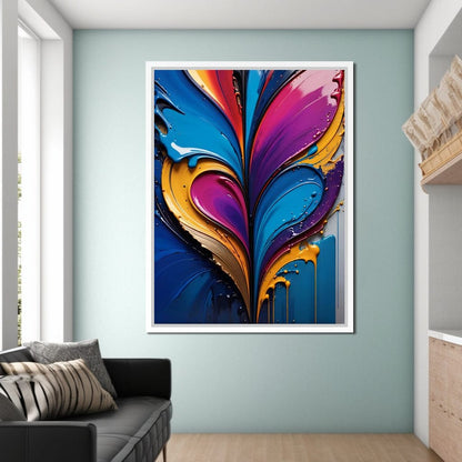Colorful Love 02 Canvas Wall Art
