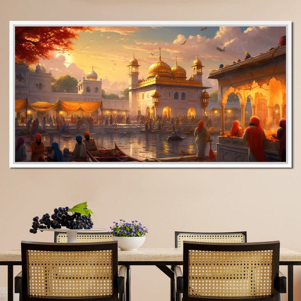 Sikh Temple Canvas Wall Art