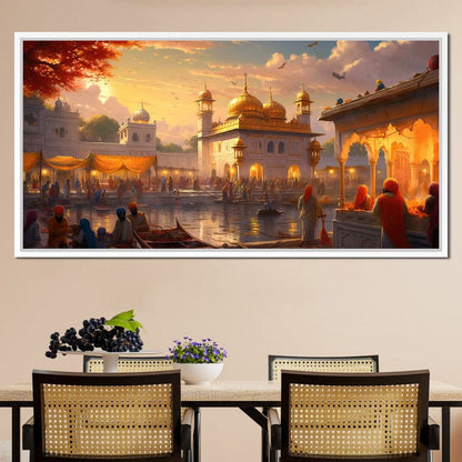 Sikh Temple Canvas Wall Art