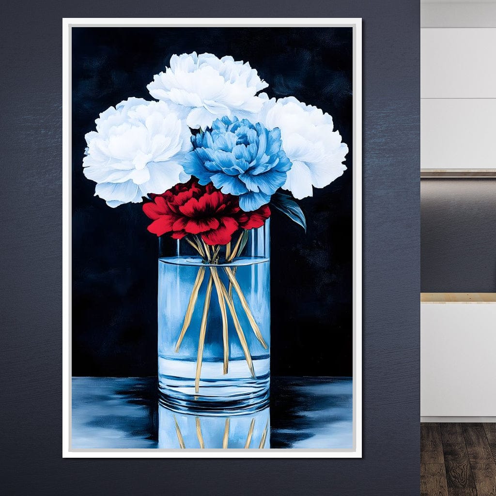 Heavenly Petal Symphony Canvas Wall Art