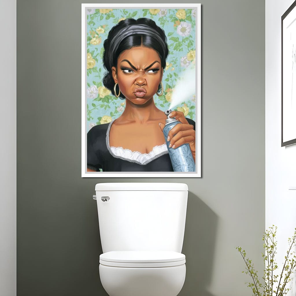 Bathroom Spray Canvas Wall Art