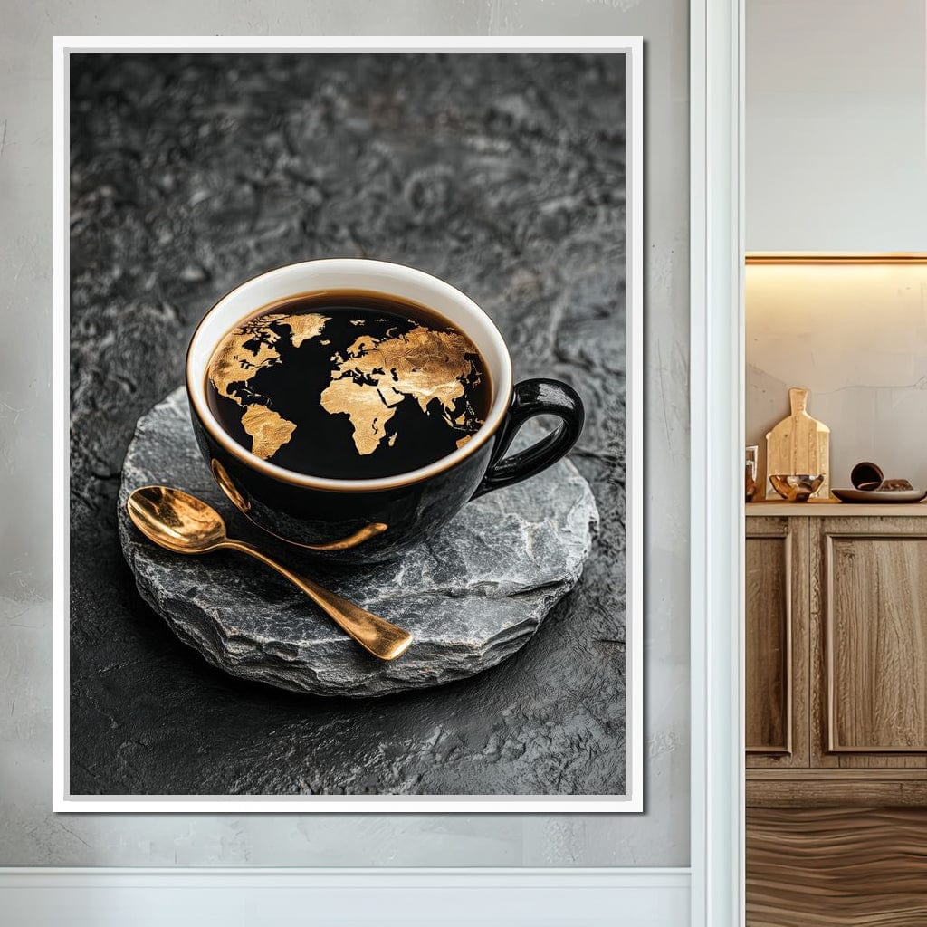 Golden Horizons Brewed Canvas Wall Art
