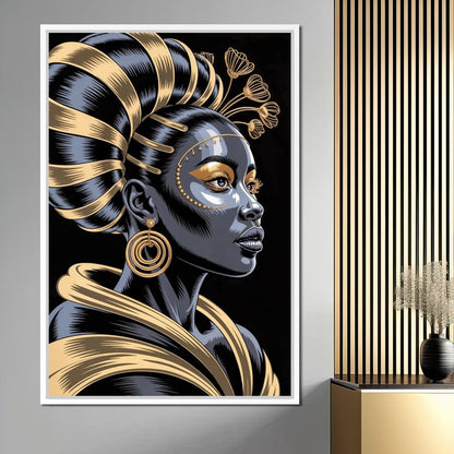 The Gilded Goddess Canvas Wall Art
