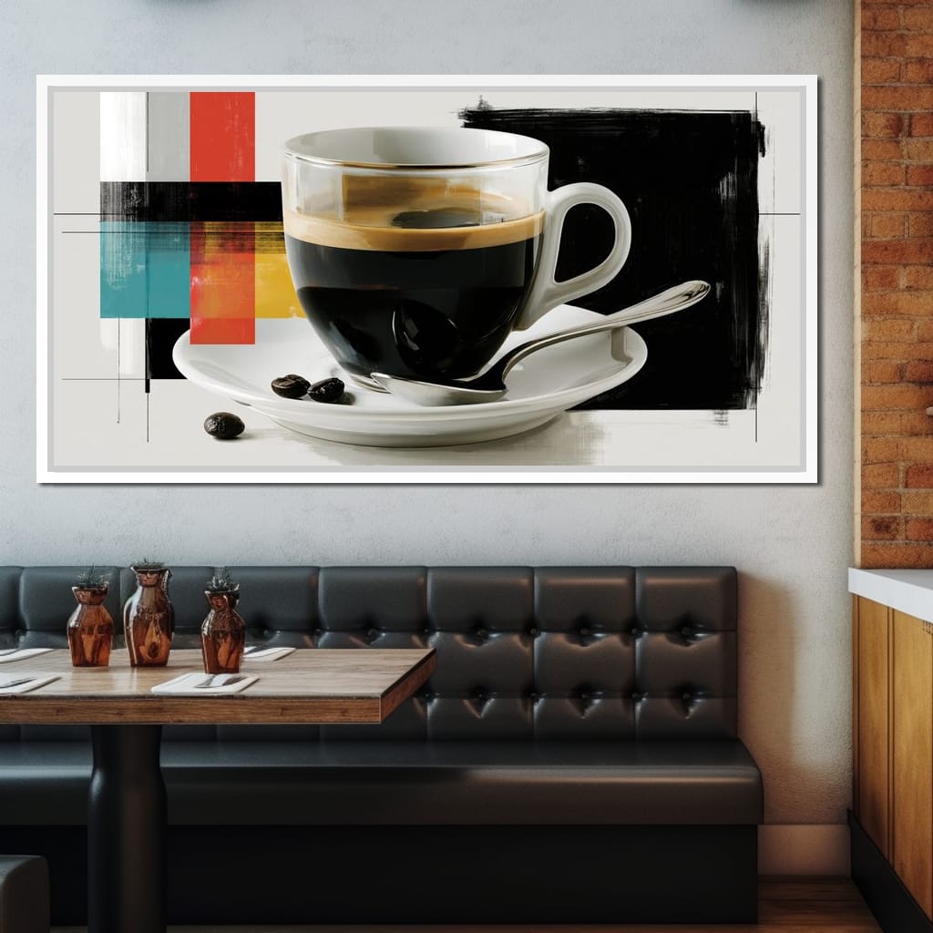 First Light Over Morning Espresso Canvas Wall Art