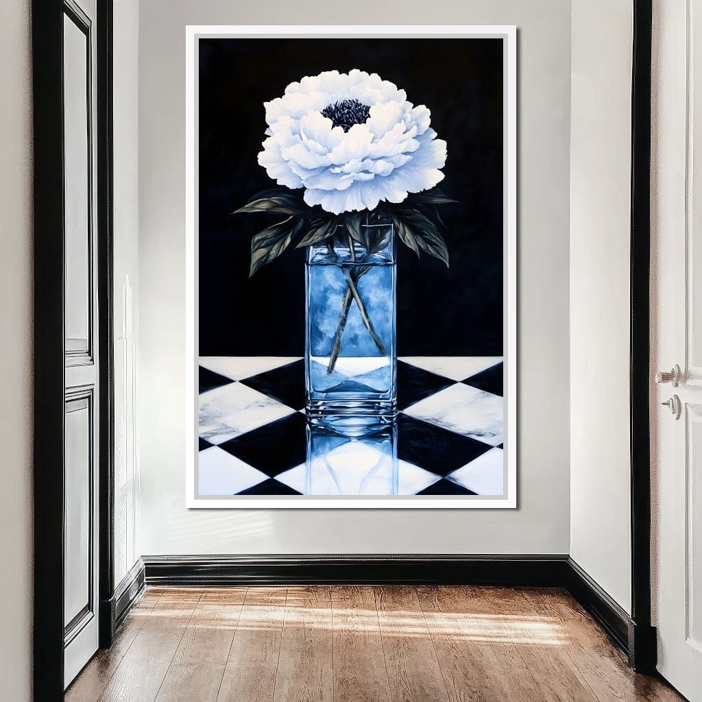 Dream Petals in Glass Enclave Canvas Wall Art