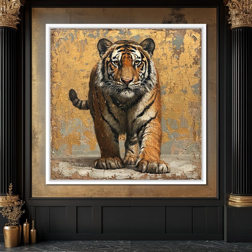 Tiger Sovereign Gaze Canvas Wall Art