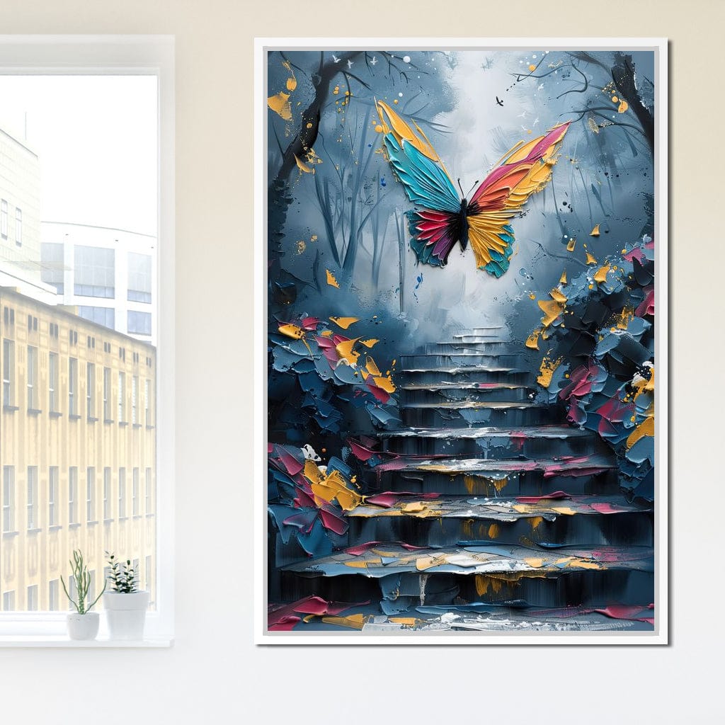 Spectral Flight Ascending Canvas Wall Art