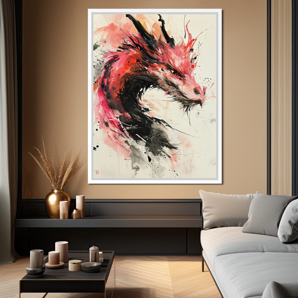 Vibrant Mythical Serenade Canvas Wall Art