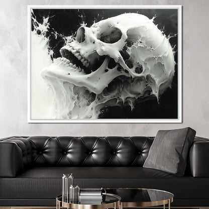 Momento Mori Canvas Wall Art