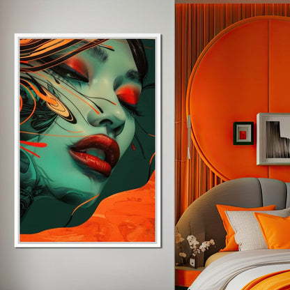 Celestial Muse Canvas Wall Art