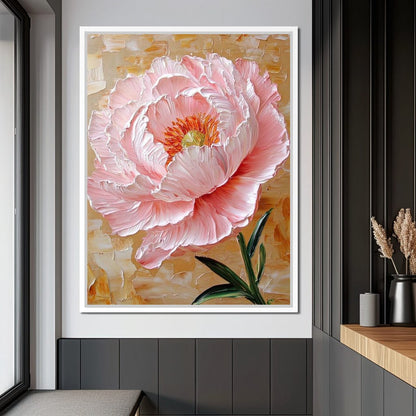 Petal Symphony of Radiance Canvas Wall Art