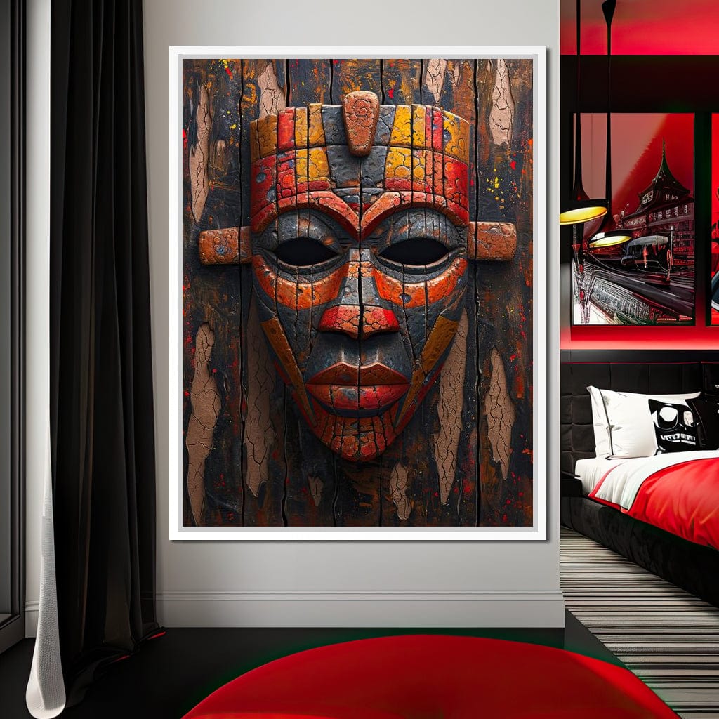 Ancient Tribal Resilience Canvas Wall Art