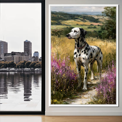 Dalmatian Meadow Pathway Canvas Wall Art