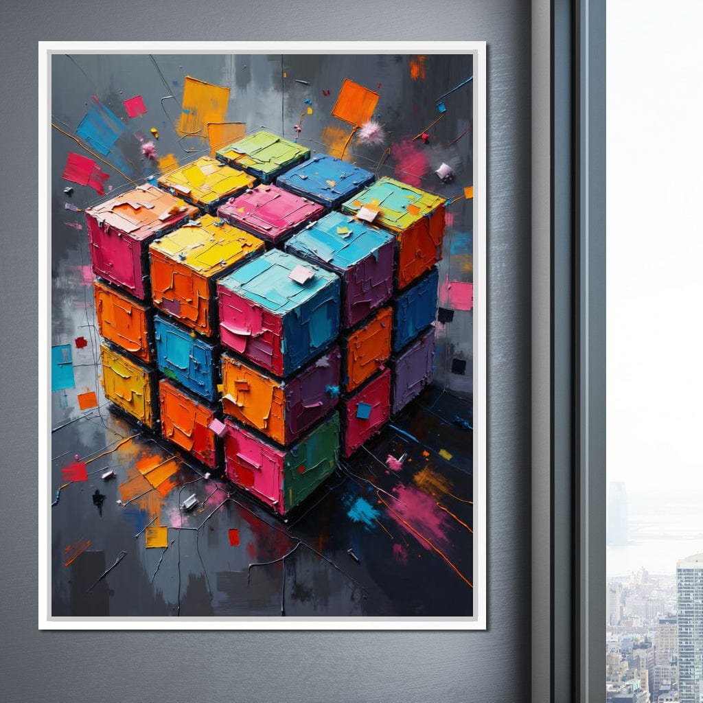 Fractured Logic Canvas Wall Art