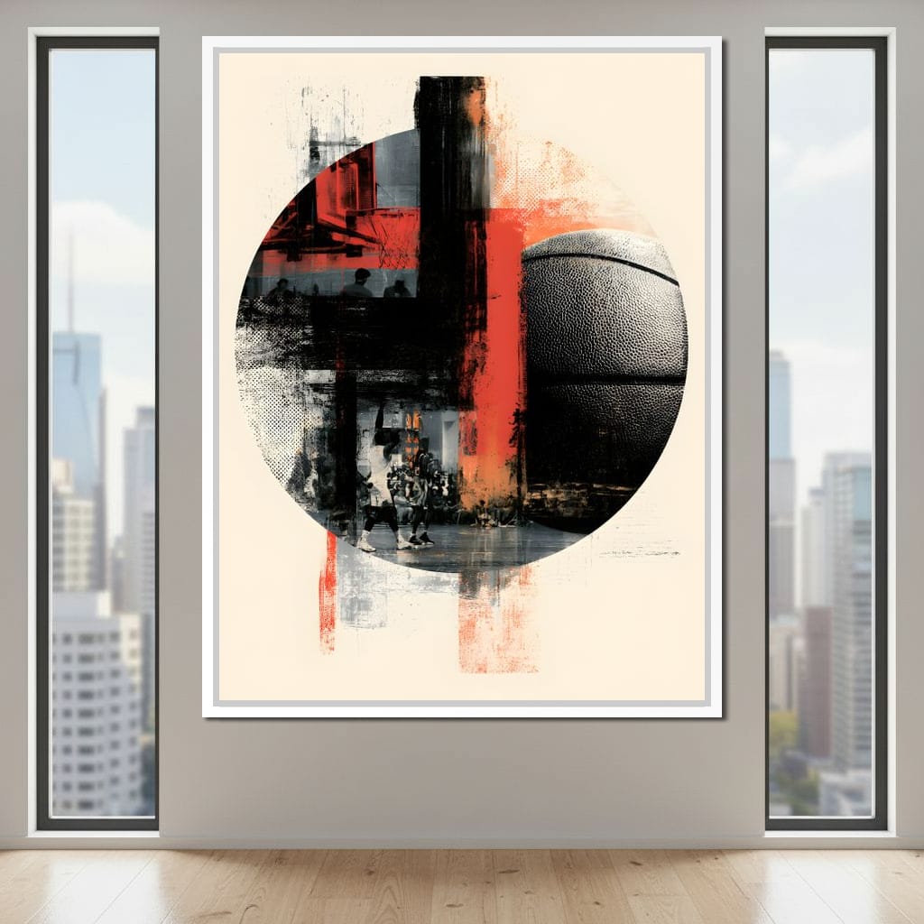Final Possession On The Hardwood Canvas Wall Art